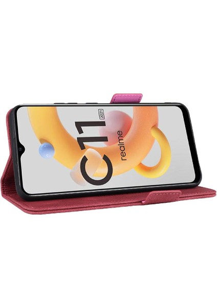 Kart Tutucu Kickstand Kart ile Oppo Realme C20 Koruyucu Kapak Için Kılıf (Yurt Dışından) fırsatları