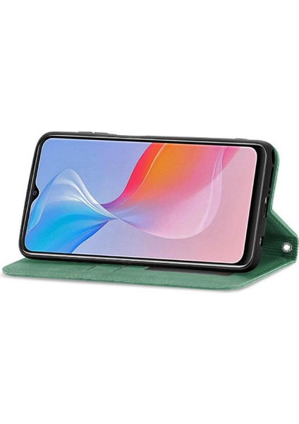 Vivo Y21S Için Kılıf Deri Çanta Fermuar Kordon Cüzdan Basit Iş (Yurt Dışından) fırsatları