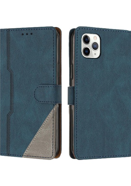 Iphone 11 Için Kılıf Pro Max Kart Yuvaları Kapak Handy Standı Cüzdan Manyetik Pu (Yurt Dışından)