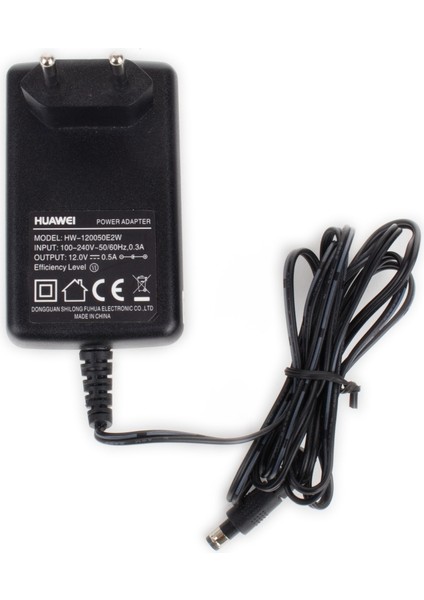 Huawei 12V 0.5A Modem ve Arduino Uyumlu Plastik Kasa Priz Tipi Adaptör HW-120050E2W