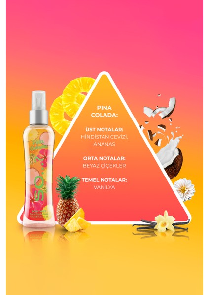 Pina Colada Vücut Spreyi 100 ml