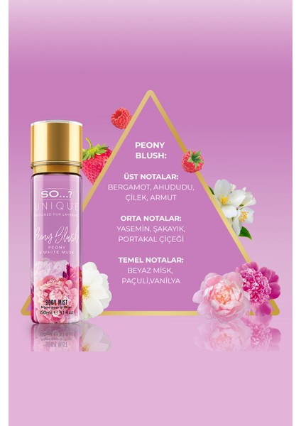 Unique Peony Blush Vücut Spreyi 150 ml