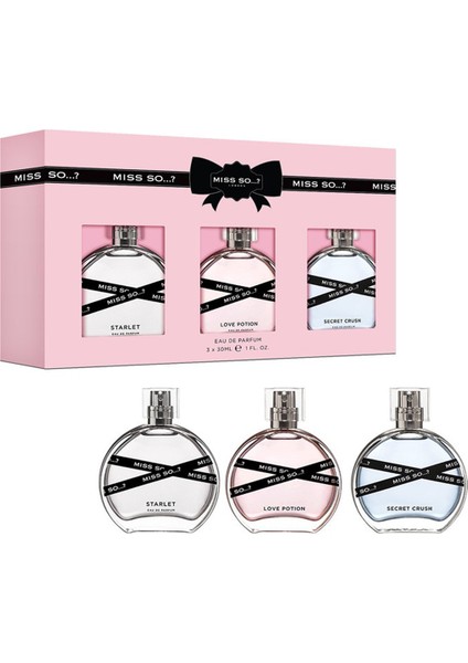 So...? Miss So Elegance Edp Hediye Seti 3 x 30 ml