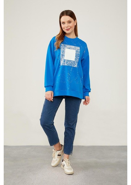 Saks Varak Baskılı Sweatshirt modelleri