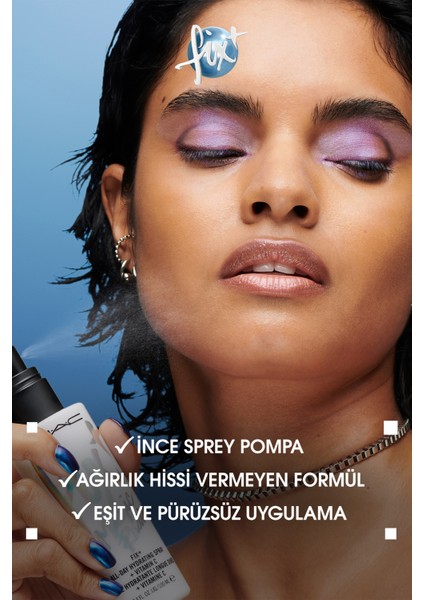 FIX+ Magic Radiance Işıltılı Görünüm Sağlayan Makyaj Sabitleyici Sprey 100 ml