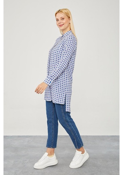 Saks Kare Desen Tunik indirimleri