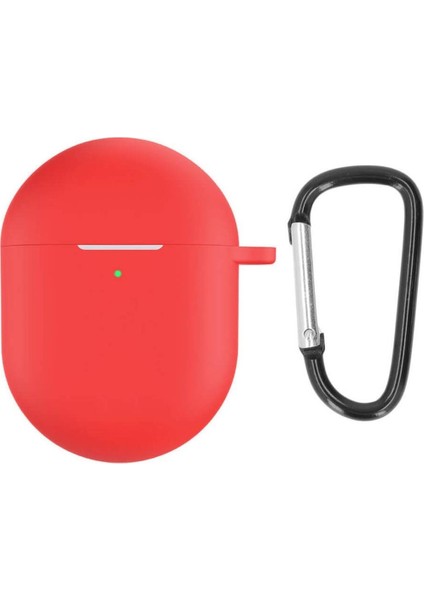 - Xiaomi Redmi Buds 4 Uyumlu Silikon Kılıf - Kopçalı Kulaklık Kılıfı