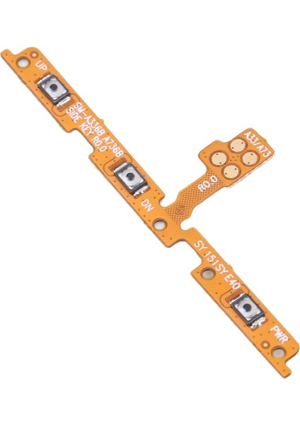 Samsung Uyumlu Galaxy SM-A336 A33 5g On Off Açma Kapama ve Yan Ses Filmi Flex fiyatları