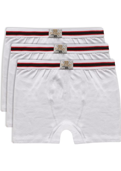 Özkan 0711 3'lü Paket Erkek Çocuk Pamuklu Esnek Yumuşak Boxer Şort