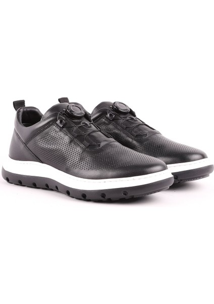 L5228 Erkek Deri Eva Antik Casual Ayakkabı Siyah modelleri