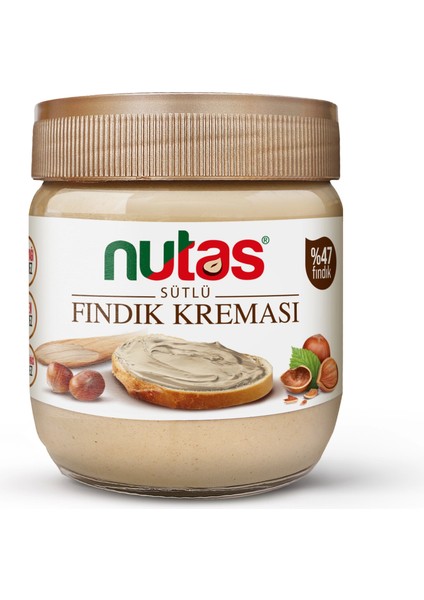 Sütlü Fındık Kreması – 350gr Cam Kavanoz