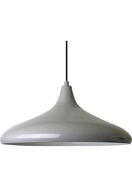 Champion Gri Metal Avize Tekli Sarkıt Salon Mutfak Hol Kuaför Cafe Butik Lamba Aydınlatma