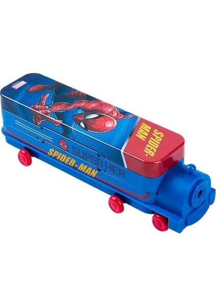 Dondurulmuş Karikatür Çift Katlı Tren Çok Fonksiyonlu Yaratıcı Kalem Kutusu (Yurt Dışından)