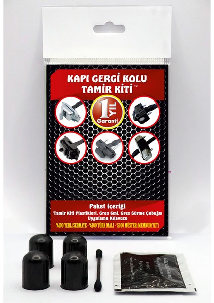Peugeot 407 ÖN Kapı Gergi (Limitör) Tamir Kiti 2004-2012 (2 Kapı Set)