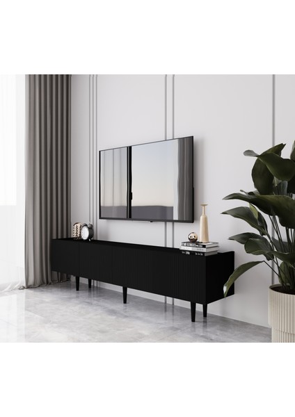Capella Country 4 Kapaklı Ahşap Ayaklı 180 cm Tv Ünitesi fiyatları
