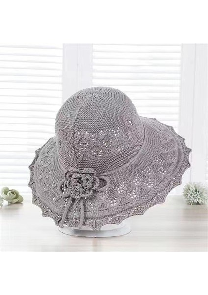 Katlanabilir Şapka Yaz Bayanlar Güneşlik Güneş Koruyucu Serin Şapka (Yurt Dışından)