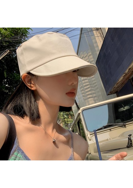 Ingiliz Sivri Şapka Kadın Yaz Büyük Kafa Yüzünün Etrafında Küçük Güneşlik Güneş Koruyucu Şapka (Yurt Dışından) modelleri