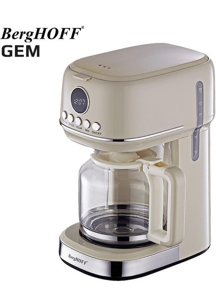 Gem Retro 1.7 Litre Vanilya Krem Rengi Su Isıtıcısı, Ekmek Kızartma ve Filtre Kahve Makinesi