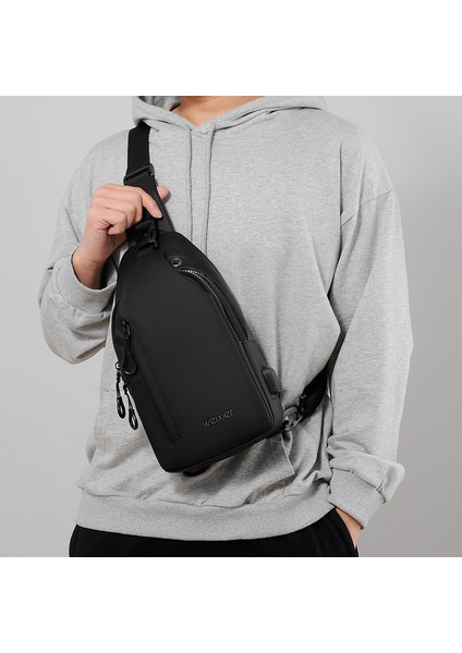 Doğa Sporları Göğüs Çantası Erkek Günlük Tek Omuz Suya Dayanıklı Oxford Messenger Çanta (Yurt Dışından) fiyatları