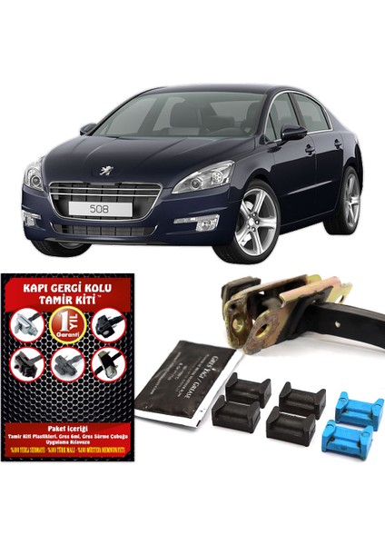 Peugeot 508 Kapı Gergi Kolu (Limitör) Tamir Kiti (2 Kapı Set) 2008-2017