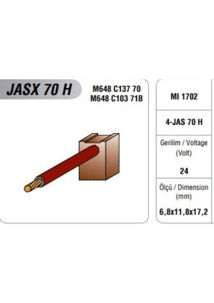 Marş Kömürü 24V Canter Gold