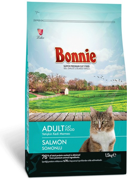 Somonlu Kedi Maması 1,5 kg