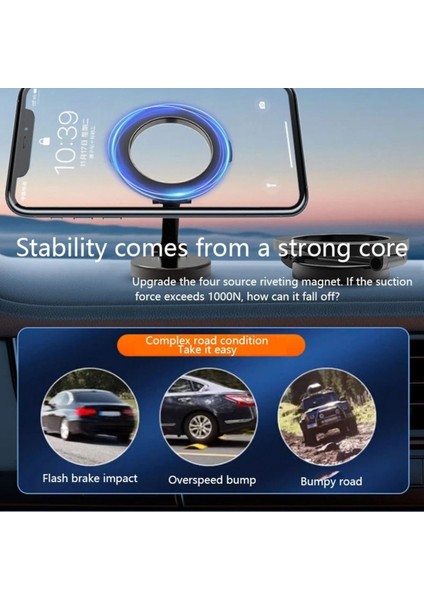 Magsafe Güçlü Mıknatıslı Magnetik Stand Araç Içi Telefon Tutucu