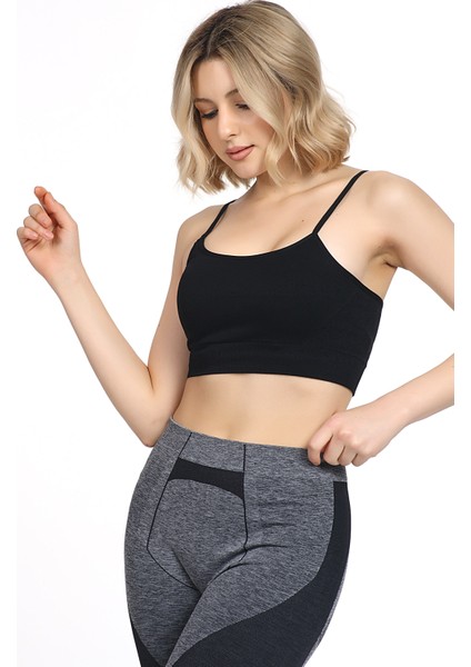 Ince Askılı Desteksiz Spor Sütyen indirimleri