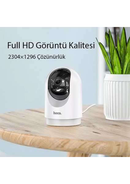 D1 İç Mekan Wifi Bağlantılı Hd Cctv-Ptz Güvenlik Kamerası