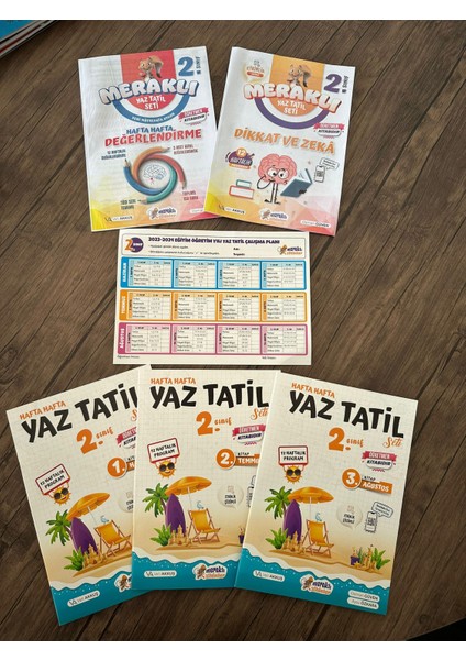 2. Sınıf Meraklı Hafta Hafta Yaz Tatili