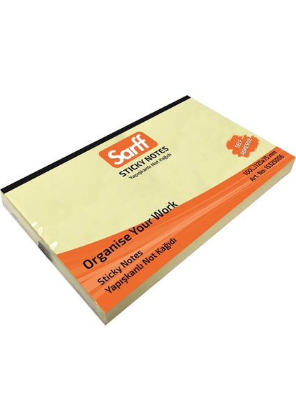 125X75MM Sarı Yapışkanlı Not Kağıdı - 100YP