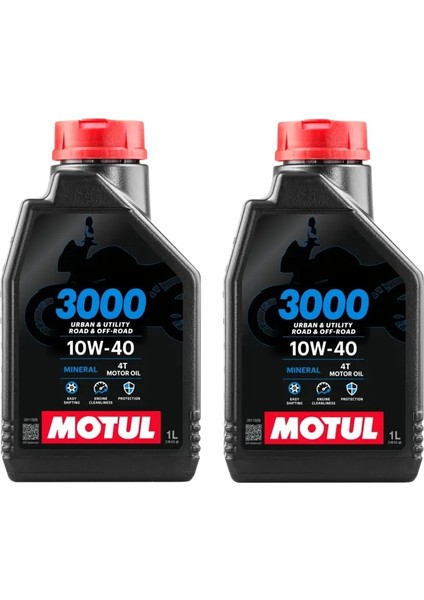 3000 10W40 4T 2 Litre Motosiklet Yağı (Üretim Yılı:2024)