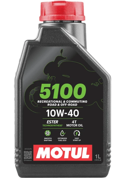 5100 10W40 4T 1 Litre Motosiklet Yağı (Üretim Yılı: 2024)