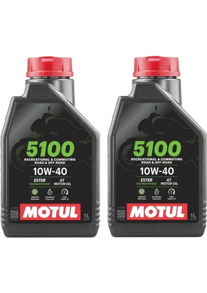 5100 10W40 4T 2 Litre Motosiklet Yağı (Üretim Yılı: 2024)