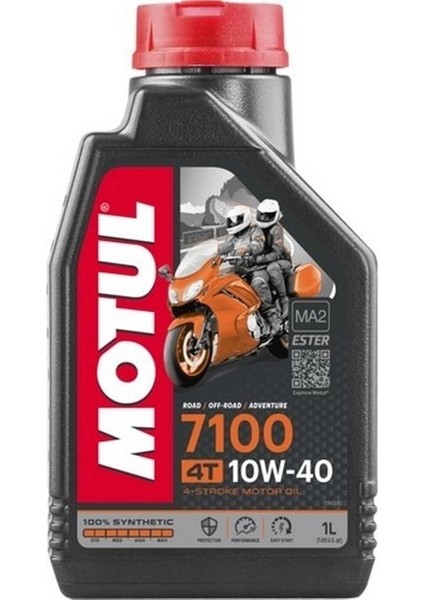 7100 10W40 4T 1 Litre Motosiklet Yağı (Üretim Yılı: 2023)