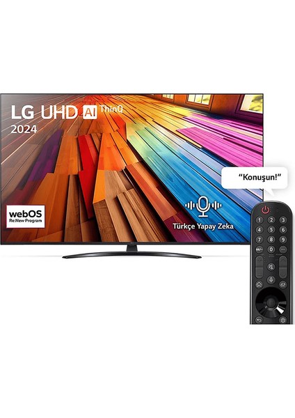 43UT8100 43" 109 Ekran Uydu Alıcılı 4K Ultra HD Smart LED TV