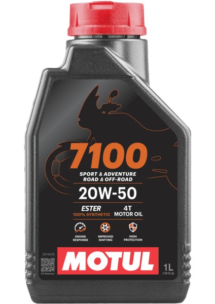7100 20W50 4T 1 Litre Motosiklet Yağı (Üretim Yılı: 2024)