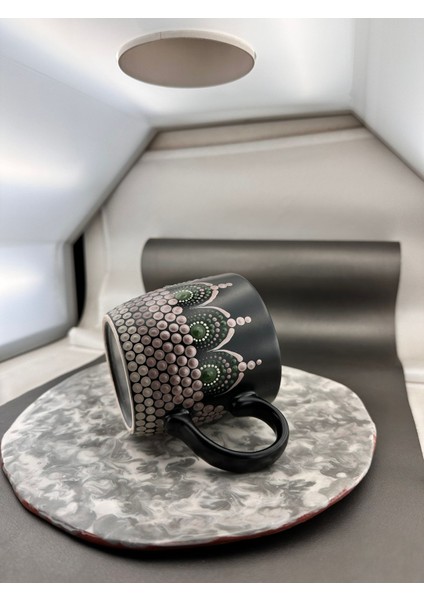 El Yapımı Kişiye Özel Hediyelik Dot Mandala Kupa Bardak indirimleri