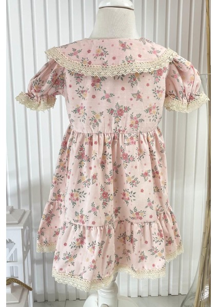 Vintage Elbise Pembe MDVK130 fırsatları