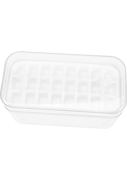 1 Takım Buz Küpü Kalıp Buz Küpü Yapma Tepsisi Dondurucu Için Buz Tepsileri Silikon Kalıp Buz Küreği Plastik Palet Depolama Için Plastik Kovalar Silikon Tepsi Beyaz Pet Buz Küpleri (Yurt Dışından)