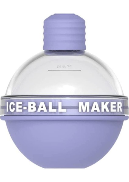 Serbest Bırakılması Kolay Kaliteli Plastik Buz Topu Makinesi Kapaklı Huni Ev Için Hediye Buz Küpü Tepsi Makinesi Mutfak Aracı Buz Küresi Kalıp (Yurt Dışından)