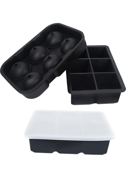 2 Adet 6 Silikon Kalıp Silikon Buz Küpü Kalıpları Kaide Yemek Yemekleri Buz Bloğu Kalıp Puck Kağıt Gümüş Çanta Buz Yapma Kalıp Diy Buz Küpü Kalıpları Büyük Buz Küpü Buz Tepsisi (Yurt Dışından)