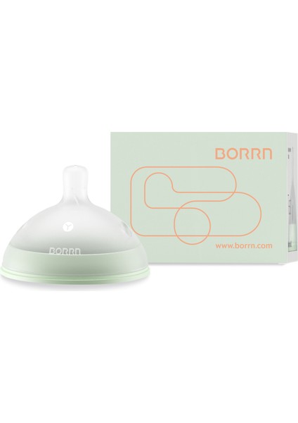 Antikolik Silikon Biberon Emziği 9 Ay Üzeri Değişken Akışlı Uç Yeşil