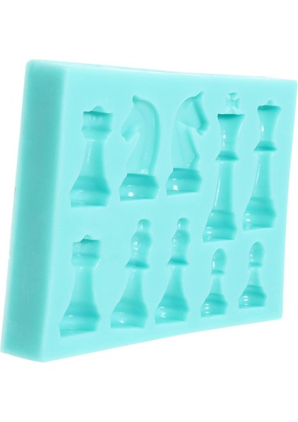 Satranç Çikolata Kalıpları Kalıp Noel Çikolataları Şekerleme Tatlı Pişirme Kalıbı Buz Küpü Şeker Çikolata Fondan Kek Kalıbı Şeker Gummies Pişirme Aracı Mum Satranç Tepsisi Parçası (Yurt Dışından)