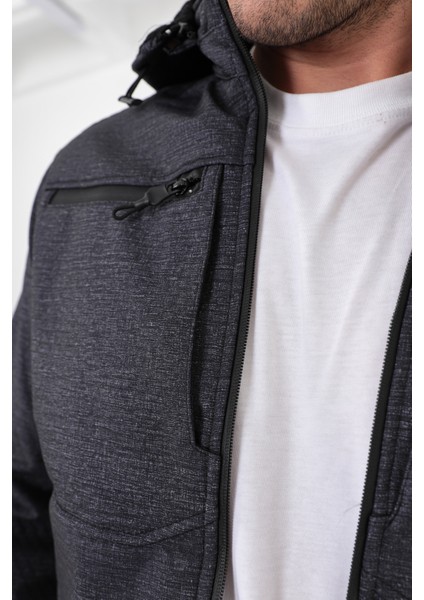 CAMP456 Outdoor Softshell Su Ve Rüzgara Dayanıklı içi Polarlı Seyyar Kapüşonlu Erkek Taktik Mont modelleri