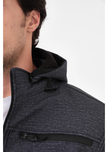 CAMP456 Outdoor Softshell Su Ve Rüzgara Dayanıklı içi Polarlı Seyyar Kapüşonlu Erkek Taktik Mont indirimleri