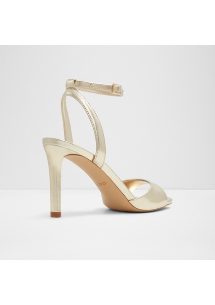 Sake Sandalet Orta Boy Topuklu Sandalet - Gold fiyatları