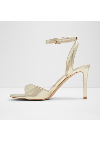 Sake Sandalet Orta Boy Topuklu Sandalet - Gold modelleri