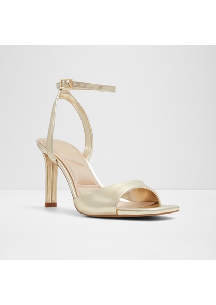 Sake Sandalet Orta Boy Topuklu Sandalet - Gold fırsatları