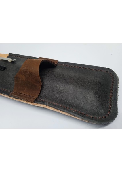 Hakiki Deri El Emeği Özel Kalemleriniz Için Kalemlik Kalem Kutu 27 cm 6 cm 6H10 modelleri